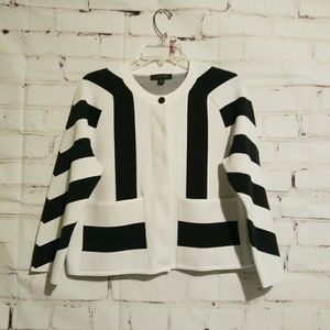 New Ann Taylor Wide Striped Sweater